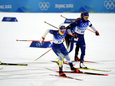 Kylmää oli meno sprinttiladulla, suomalaisnaiset putosivat