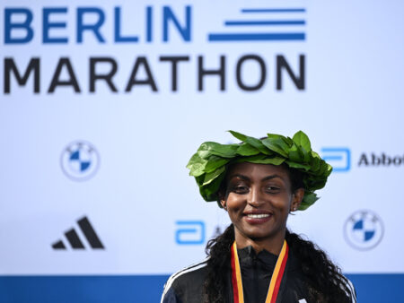 Upea maailmanennätys Berliinin maratonilla