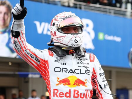 Verstappen paalulta voittoon Japanissa