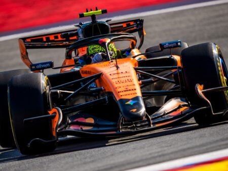 Lando Norris sai alkukaudella kyntäneen McLarenin viimeinkin lentoon Unkarissa